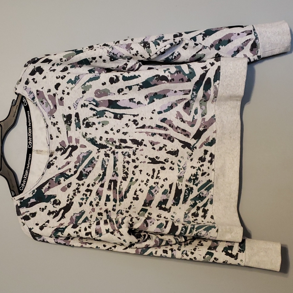 CALVIN KLEIN performance Crop sweatshirt size medium